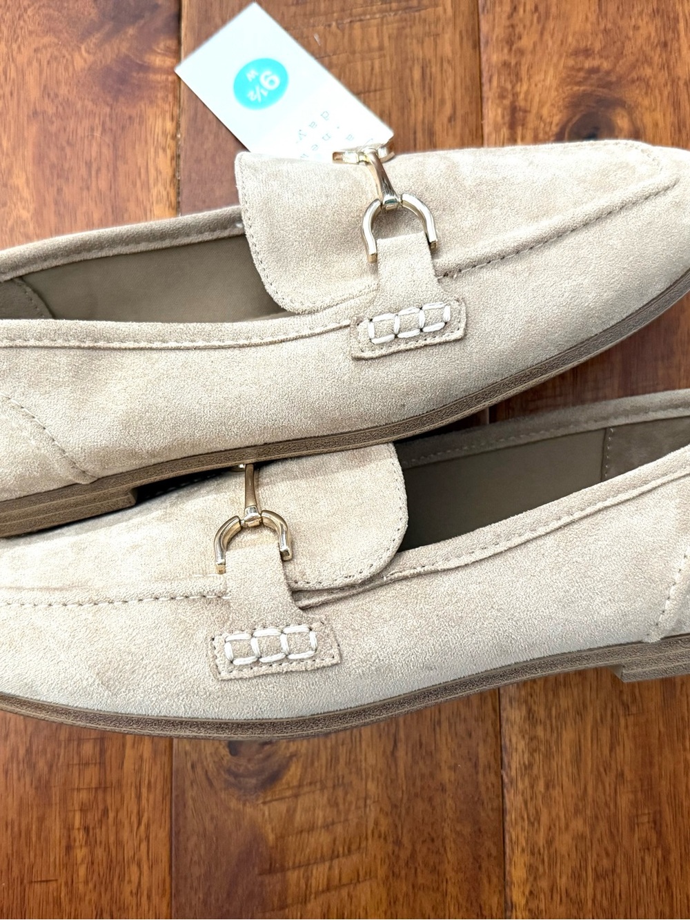 New! Women’s 9.5W wide A New Day tan taupe suede shoes NWT! - Picture 6 of 10
